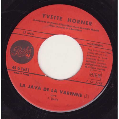 45 Ts Juke Box La Java De La Varenne / Fleur De Souris