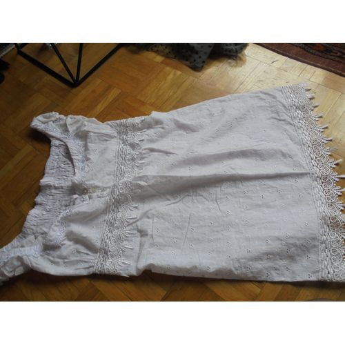 Tunique Sans Marque Coton 12 Ans Blanc