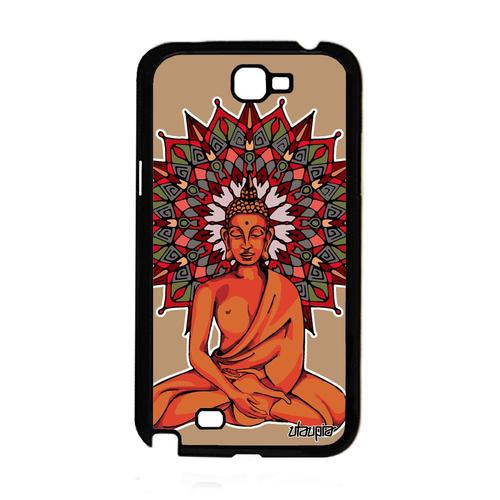 Coque Silicone Note 2 Bouddha Nepal Mandala Telephone Swag D'or A Samsung Galaxy Note 2