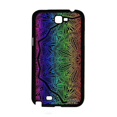 Coque Samsung Note 2 Silicone Mandala Femme 4g Zen Arc En Ciel Rose Tibet Samsung Galaxy Note 2