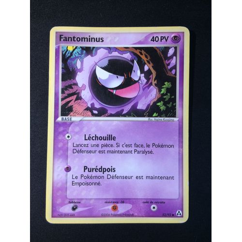Fantominus 52/92 Set Ex Créateurs De Légendes Fr