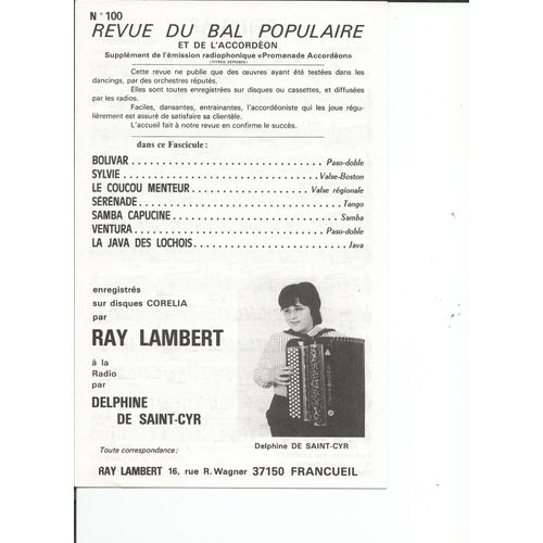 Revue Du Bal Populaire N° 100