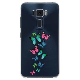 Coque Souple Pour Asus Zenfone 3 Ze520kl Avec Impression Motifs Papillons Colo