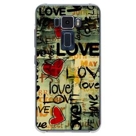 Coque Souple Pour Asus Zenfone 3 Ze520kl Avec Impression Motifs Love Vintage