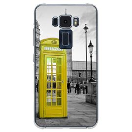 Coque Souple Pour Asus Zenfone 3 Ze520kl Avec Impression Motifs Cabine Télépho