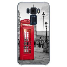 Coque Souple Pour Asus Zenfone 3 Ze520kl Avec Impression Motifs Cabine Télépho