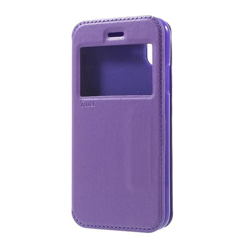 Etui Folio View Roar Korea Ultra Fin Violet Pour Iphone X