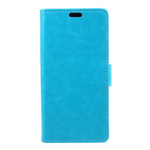 Etui Iphone-X Coloris Bleu Rabat Latéral Fonction Stand
