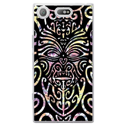 Coque Souple Pour Sony Xperia Xz1 Compact Avec Impression Motifs Tiki