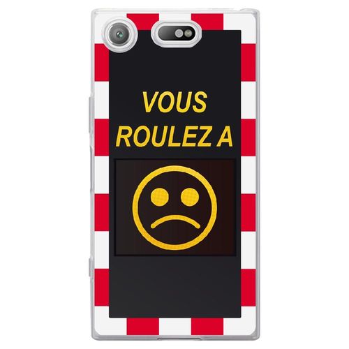 Coque Souple Pour Sony Xperia Xz1 Compact Avec Impression Motifs Panneau De Cont
