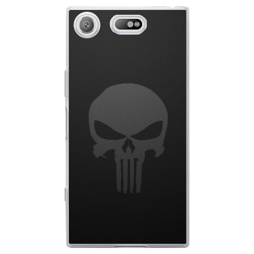 Coque Souple Pour Sony Xperia Xz1 Compact Avec Impression Motifs Tête De Mort S
