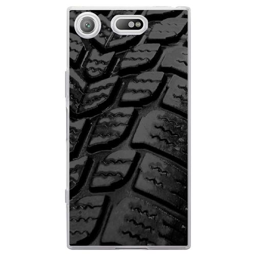 Coque Souple Pour Sony Xperia Xz1 Compact Avec Impression Motifs Pneu