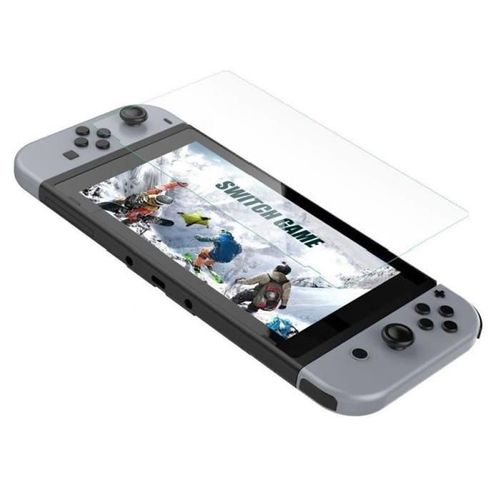 Protection Écran En Verre Trempé + Lingette Micro Fibre Pour Nintendo Switch