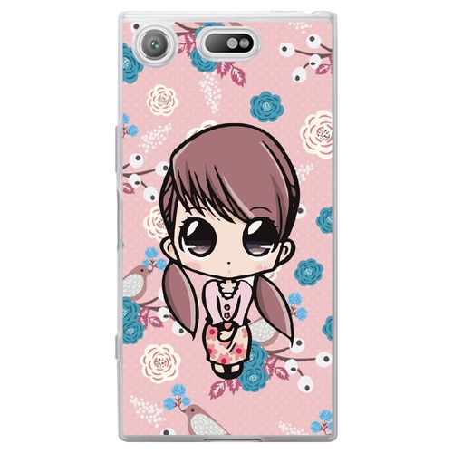 Coque Souple Pour Sony Xperia Xz1 Compact Avec Impression Motifs Petite Fille Ma