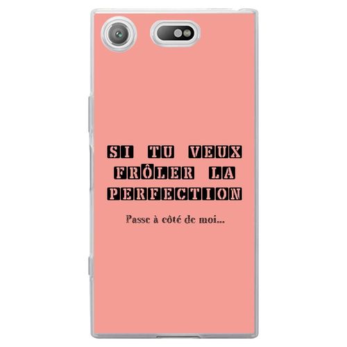 Coque Souple Pour Sony Xperia Xz1 Compact Avec Impression Motifs Frôler La Perf