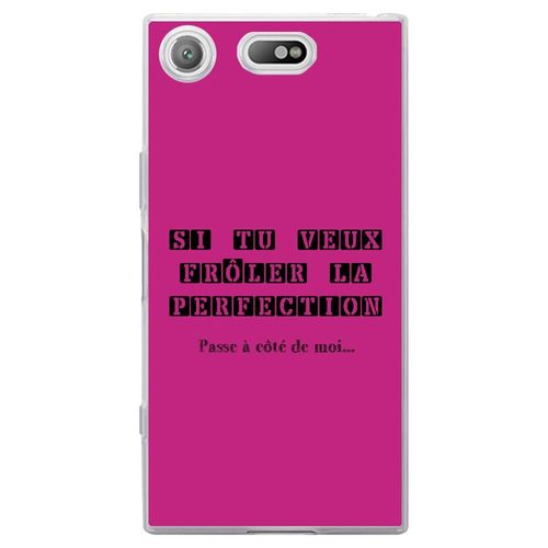 Coque Souple Pour Sony Xperia Xz1 Compact Avec Impression Motifs Frôler La Perf