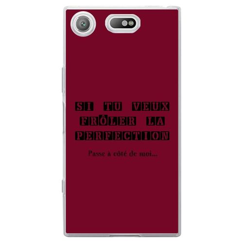 Coque Souple Pour Sony Xperia Xz1 Compact Avec Impression Motifs Frôler La Perf