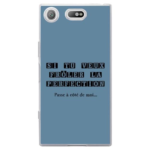 Coque Souple Pour Sony Xperia Xz1 Compact Avec Impression Motifs Frôler La Perf