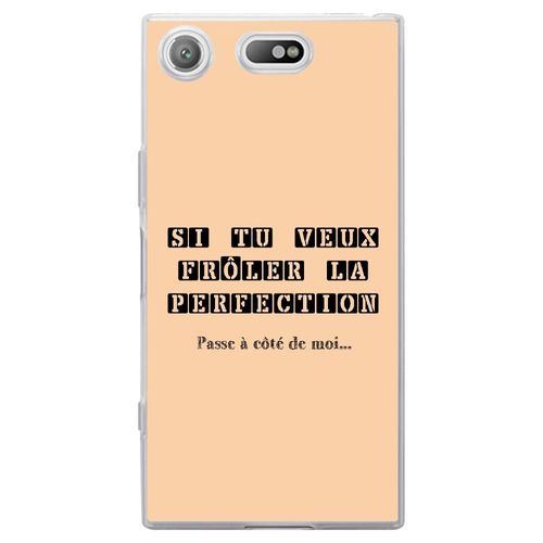 Coque Souple Pour Sony Xperia Xz1 Compact Avec Impression Motifs Frôler La Perf