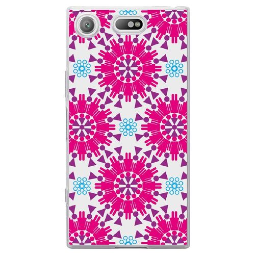 Coque Souple Pour Sony Xperia Xz1 Compact Avec Impression Motifs Ronds En Forme