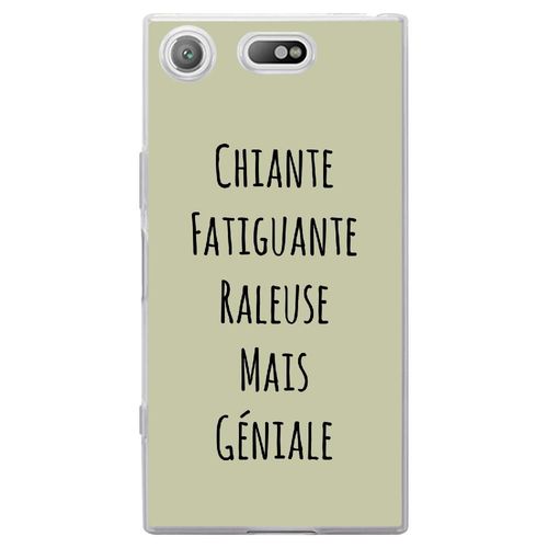 Coque Souple Pour Sony Xperia Xz1 Compact Avec Impression Motifs Chiante Mais