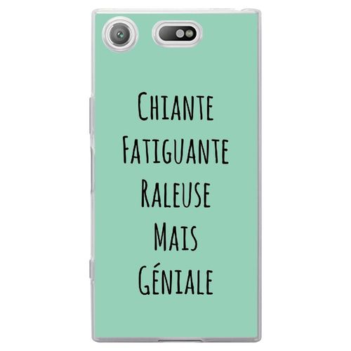 Coque Souple Pour Sony Xperia Xz1 Compact Avec Impression Motifs Chiante Mais