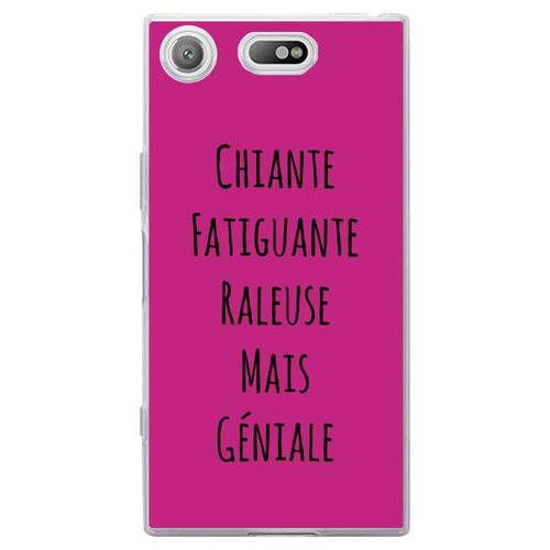 Coque Souple Pour Sony Xperia Xz1 Compact Avec Impression Motifs Chiante Mais