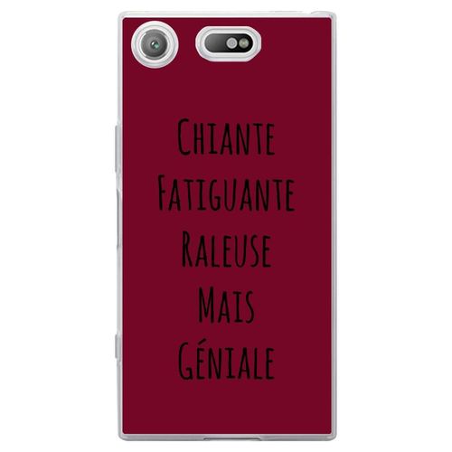 Coque Souple Pour Sony Xperia Xz1 Compact Avec Impression Motifs Chiante Mais