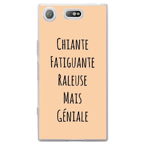 Coque Souple Pour Sony Xperia Xz1 Compact Avec Impression Motifs Chiante Mais