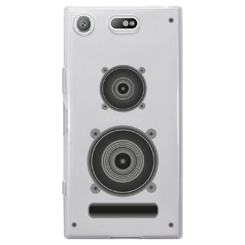 Coque Souple Pour Sony Xperia Xz1 Compact Avec Impression Motifs Enceinte
