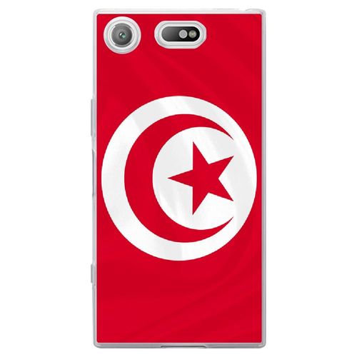 Coque Souple Pour Sony Xperia Xz1 Compact Avec Impression Motifs Drapeau De La T