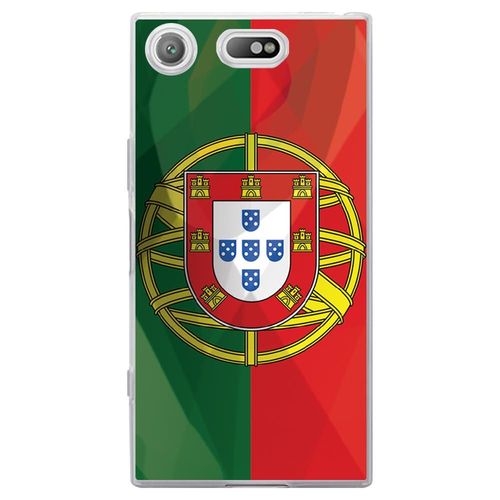 Coque Souple Pour Sony Xperia Xz1 Compact Avec Impression Motifs Drapeau Du Port
