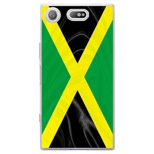 Coque Souple Pour Sony Xperia Xz1 Compact Avec Impression Motifs Drapeau De La J