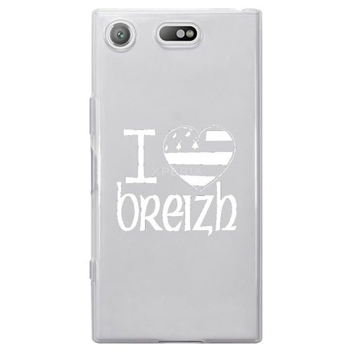 Coque Souple Pour Sony Xperia Xz1 Compact Avec Impression Motifs Drapeau Breton
