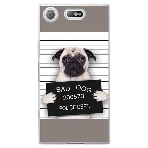Coque Souple Pour Sony Xperia Xz1 Compact Avec Impression Motifs Bulldog Prisonn