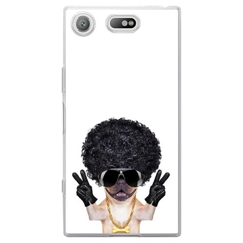 Coque Souple Pour Sony Xperia Xz1 Compact Avec Impression Motifs Bulldog Gangste
