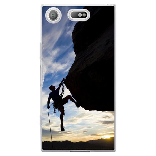 Coque Souple Pour Sony Xperia Xz1 Compact Avec Impression Motifs Escalade 2