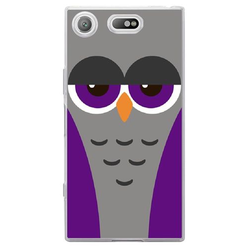 Coque Souple Pour Sony Xperia Xz1 Compact Avec Impression Motifs Chouette Endorm