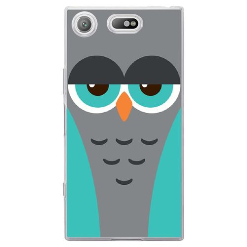 Coque Souple Pour Sony Xperia Xz1 Compact Avec Impression Motifs Chouette Endorm