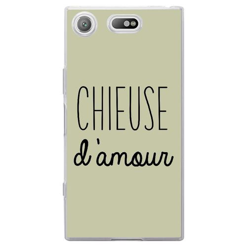 Coque Souple Pour Sony Xperia Xz1 Compact Avec Impression Motifs Chieuse D'amour