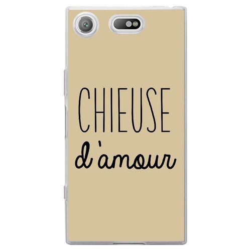 Coque Souple Pour Sony Xperia Xz1 Compact Avec Impression Motifs Chieuse D'amour