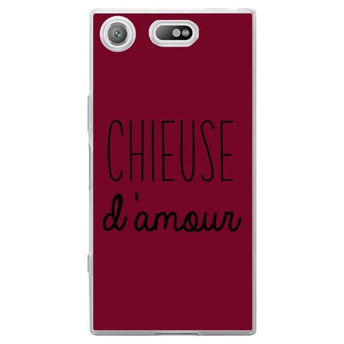 Coque Souple Pour Sony Xperia Xz1 Compact Avec Impression Motifs Chieuse D'amour
