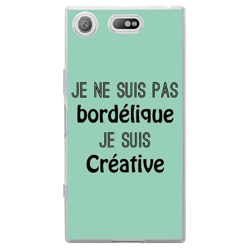 Coque Souple Pour Sony Xperia Xz1 Compact Avec Impression Motifs Je Ne Suis Pas