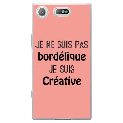 Coque Souple Pour Sony Xperia Xz1 Compact Avec Impression Motifs Je Ne Suis Pas