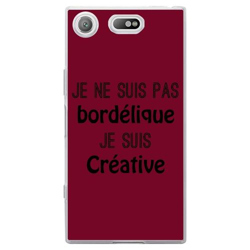 Coque Souple Pour Sony Xperia Xz1 Compact Avec Impression Motifs Je Ne Suis Pas