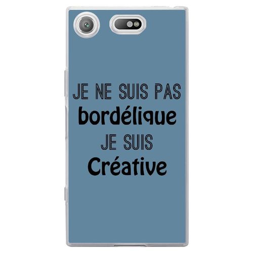 Coque Souple Pour Sony Xperia Xz1 Compact Avec Impression Motifs Je Ne Suis Pas