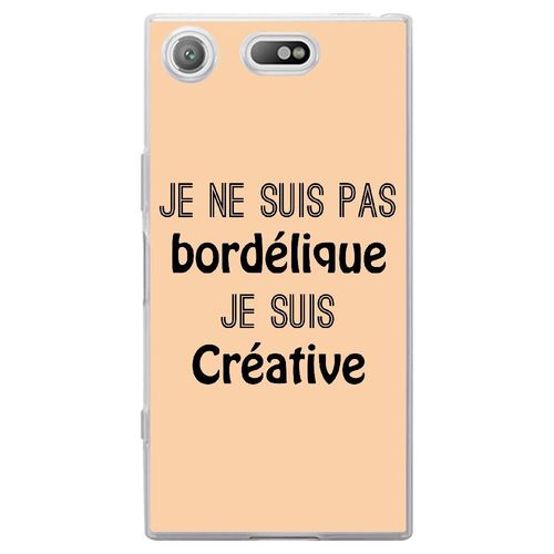 Coque Souple Pour Sony Xperia Xz1 Compact Avec Impression Motifs Je Ne Suis Pas
