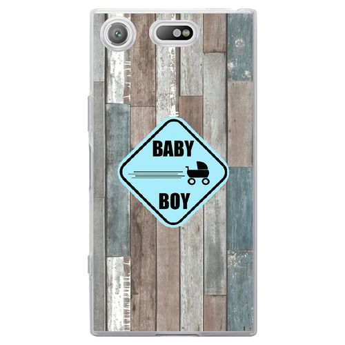 Coque Souple Pour Sony Xperia Xz1 Compact Avec Impression Motifs Baby Boy