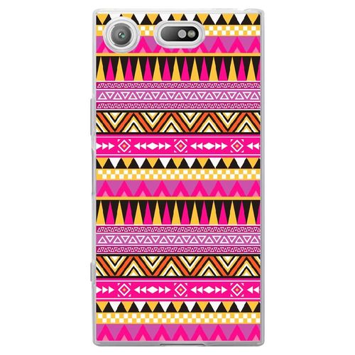 Coque Souple Pour Sony Xperia Xz1 Compact Avec Impression Motifs Aztèque