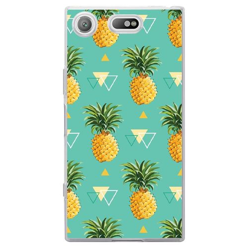 Coque Souple Pour Sony Xperia Xz1 Compact Avec Impression Motifs Ananas